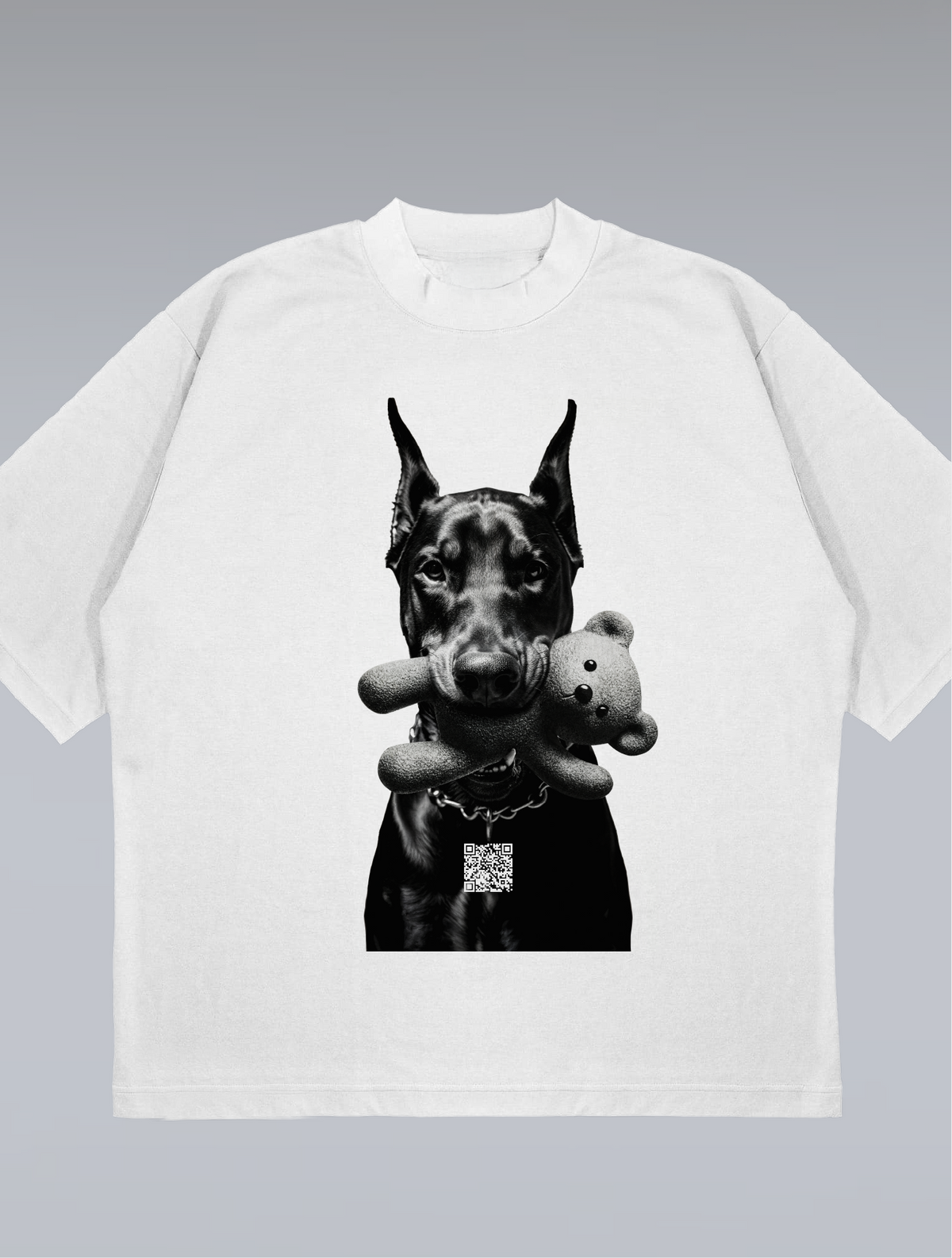 Broski Unisex Oversize T-shirt (White)