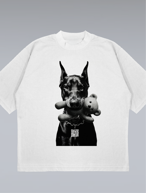 Broski Unisex Oversize T-shirt (White)