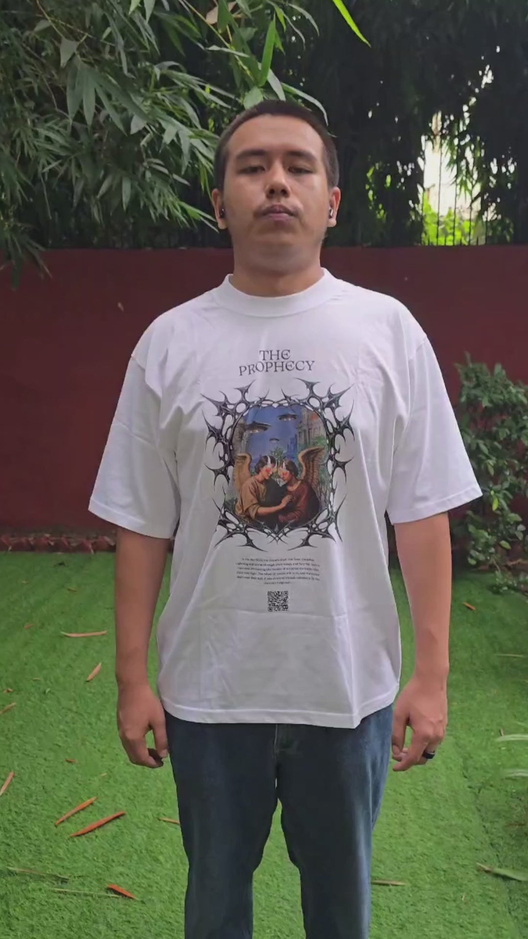 The Prophesy Unisex Oversize T-shirt (White)
