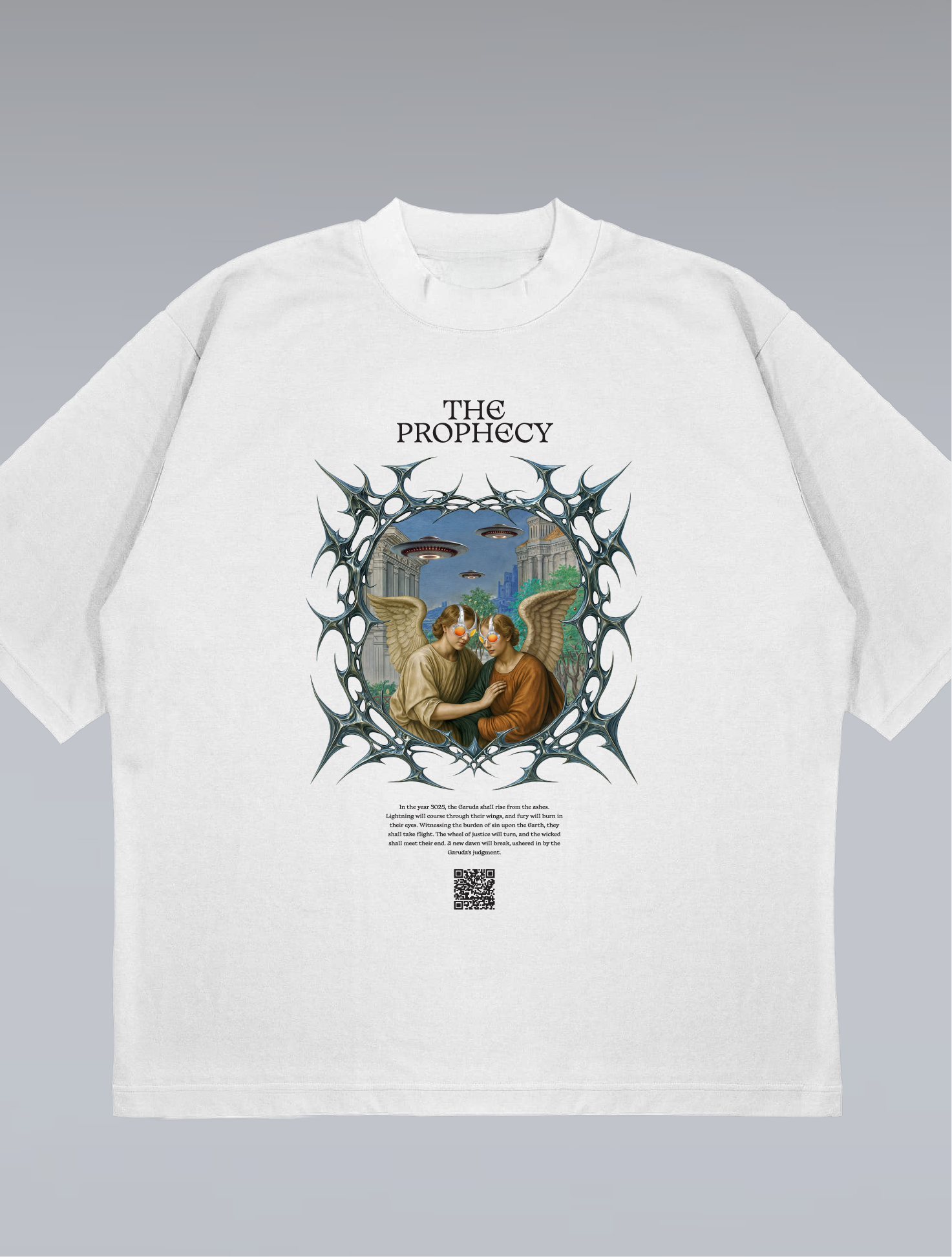 The Prophesy Unisex Oversize T-shirt (White)